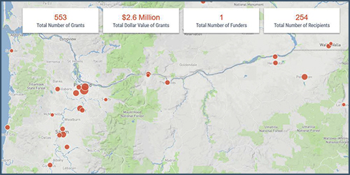 Interactive Grant Map